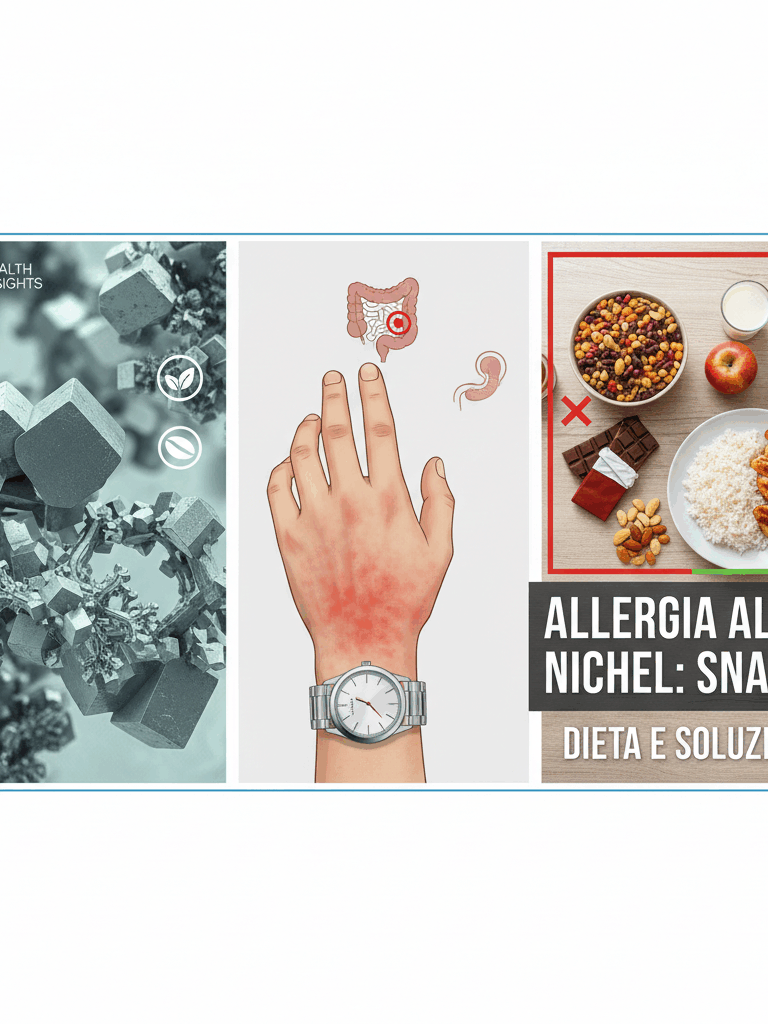 allergia-nichel-alimentazione effetti da allergia al nichel