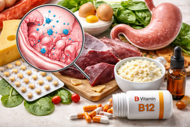 b12Fi vitamina b12 e fattore intrinseco