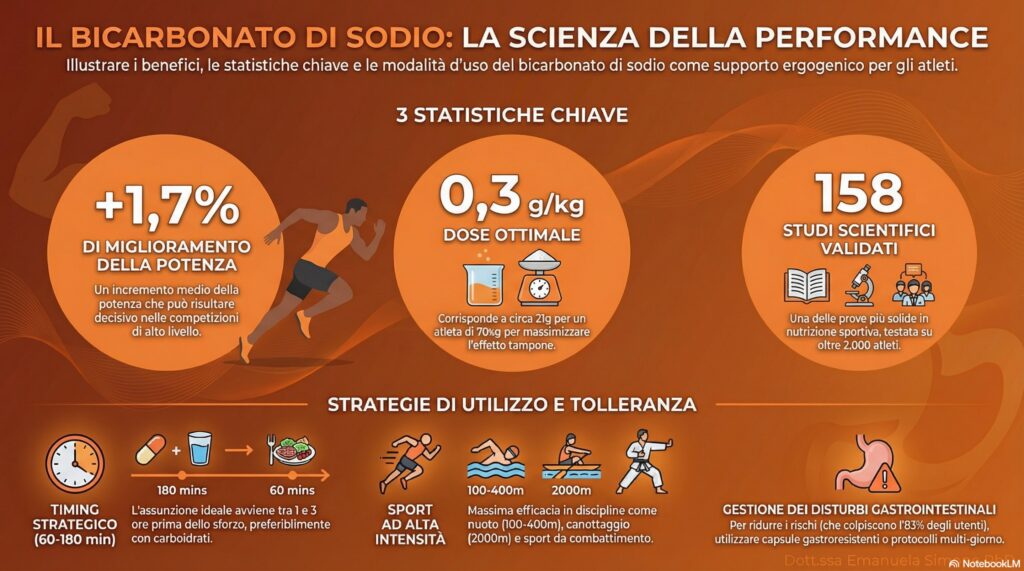 bicarbonato di sodio integrazione sportiva