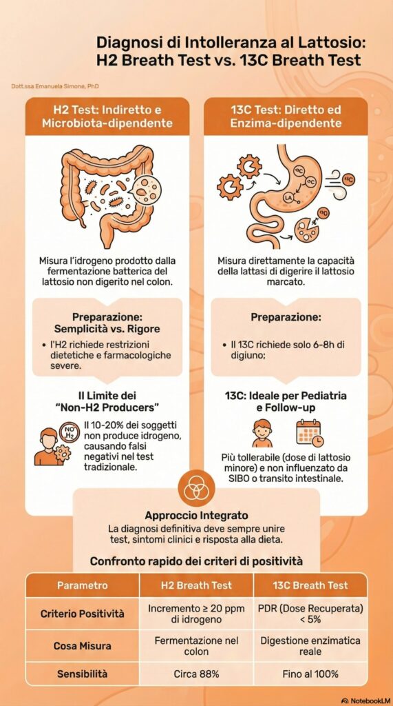 intolleranza lattosio test validi
