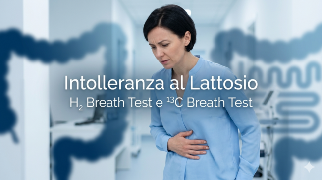 intolleranza lattosio breath test